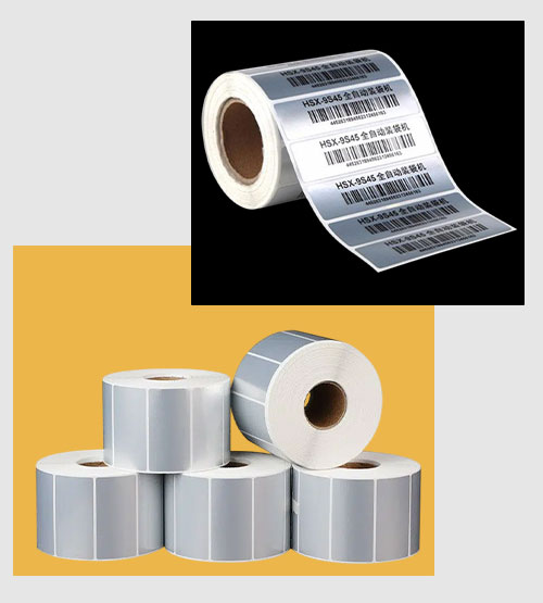 Silver Polyeatral Label